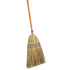Janitor Corn Broom, Wood Handle - Case of 6