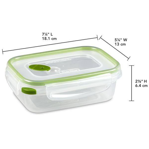 Sterilite - Ultra•Seal™ 3.1 Cup Rectangle Food Storage Container - Case of 6