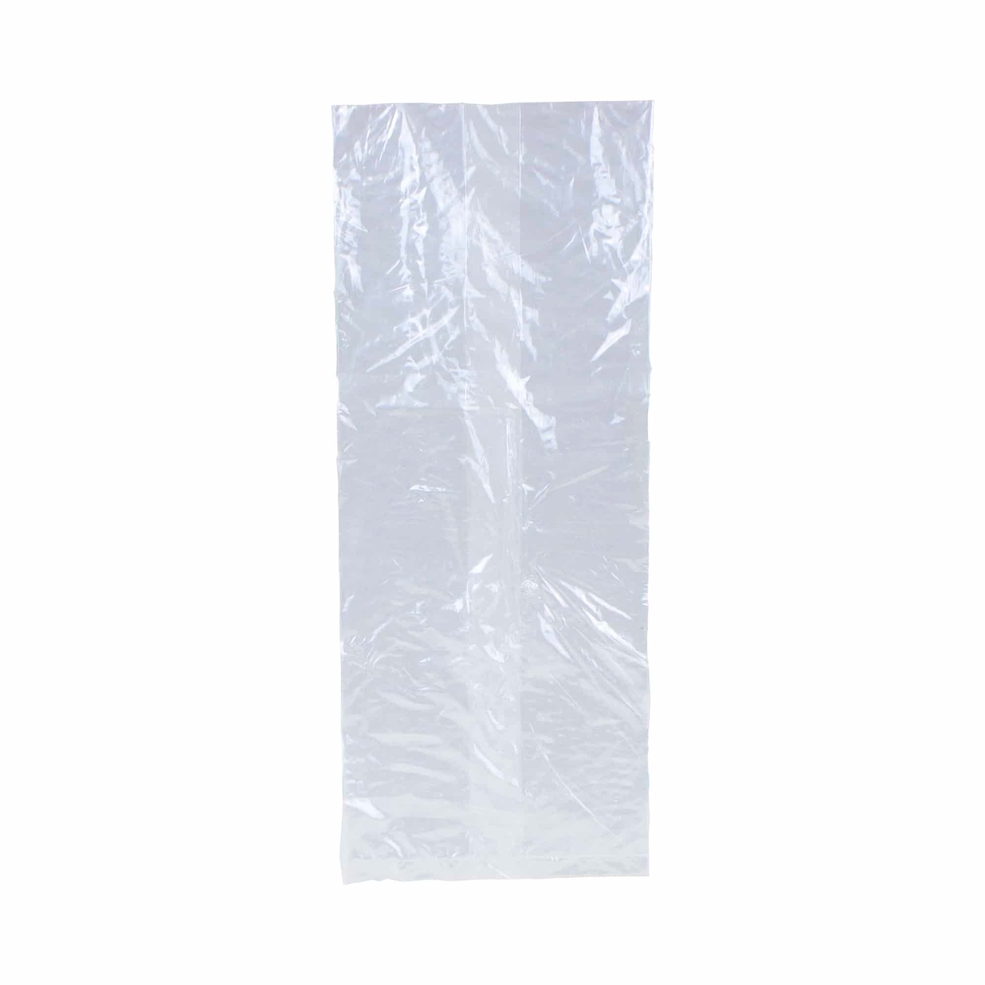 Tuffgards 304985492 clear low-density food-storage bags, 10 x 8 x 24 inches, 1.25 mil