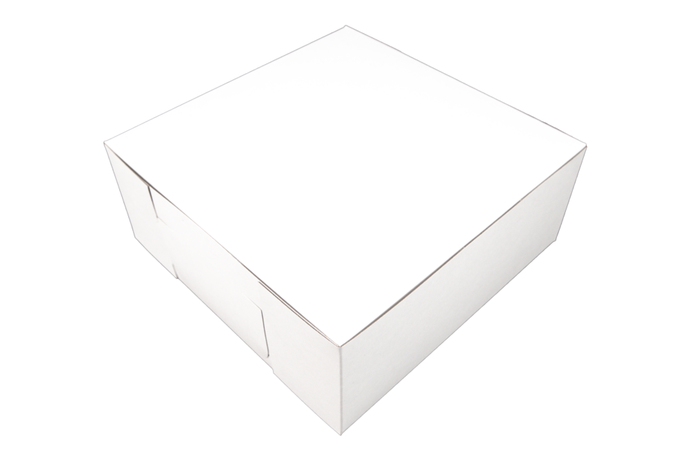 16" x 16" x 5" Standard White Bakery Box - Case of 50