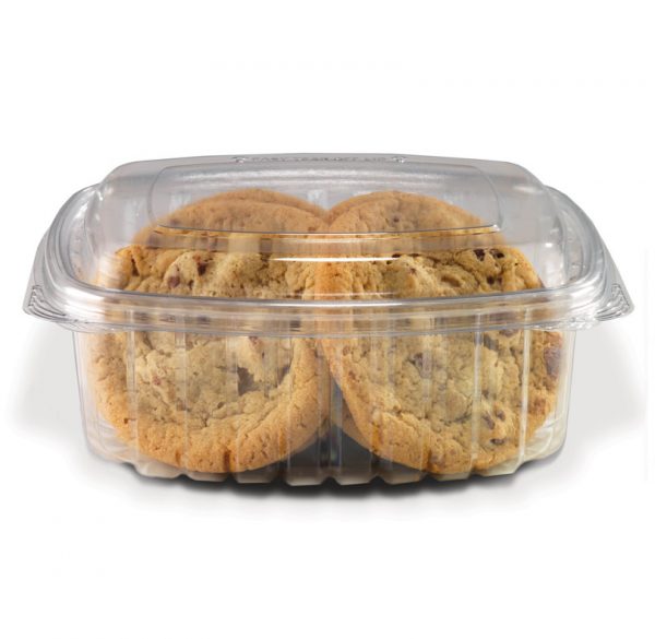 Crystal Seal® Hinged Container - Dome Lid, 32oz - Case of 200