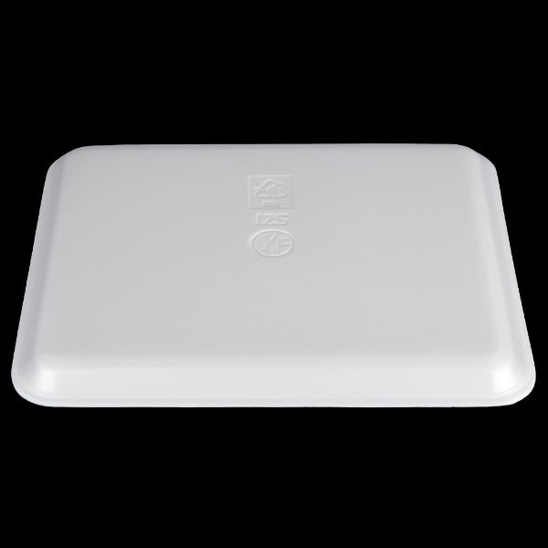 CKF 88112 - (#12S) White Foam Meat Tray 11" x 9" x 0.5" - Case of 250