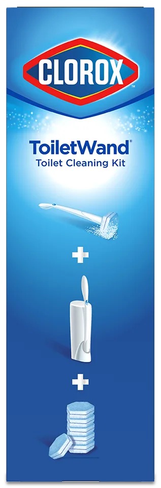 Clorox - Toilet Wand Disposable Starter Kit w/Caddy 1Pk - Case of 6