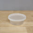 Heavy Duty 8 oz Microwavable Translucent Deli Container and Lid Combo Pack - Case of 240