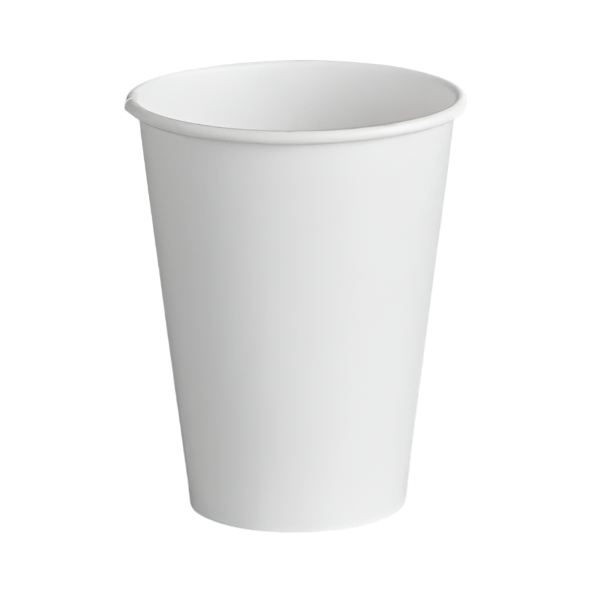 Paper Hot Cup, 8oz, White - Case of 1000