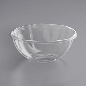 World Centric SB-CS-24 - 24 oz Round Salad Bowl, Clear PLA