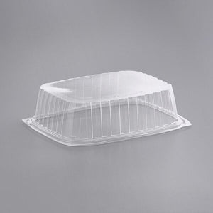 World Centric RD-CS-48 - 48 oz Rectangular Deli Container, Clear PLA