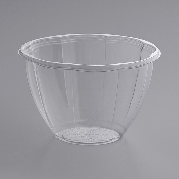 World Centric SB-CS-48 - 48 oz Round Salad Bowl, Clear PLA