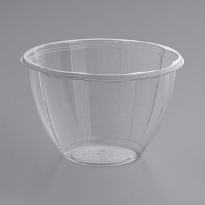 World Centric SB-CS-48 - 48 oz Round Salad Bowl, Clear PLA