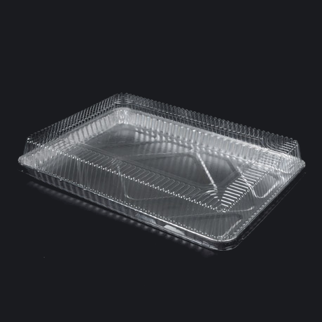 Dome Lid for 1/2-Size Sheet Foil Cake Pan - Case of 100