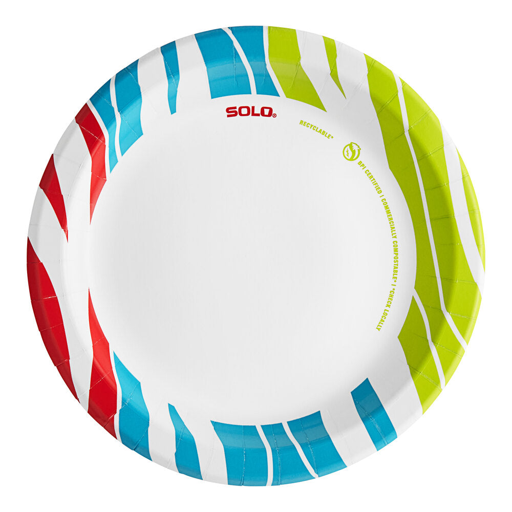 Solo RD9P-K1075 AnyDay 8.5 inch paper plate, 44-count retail pack