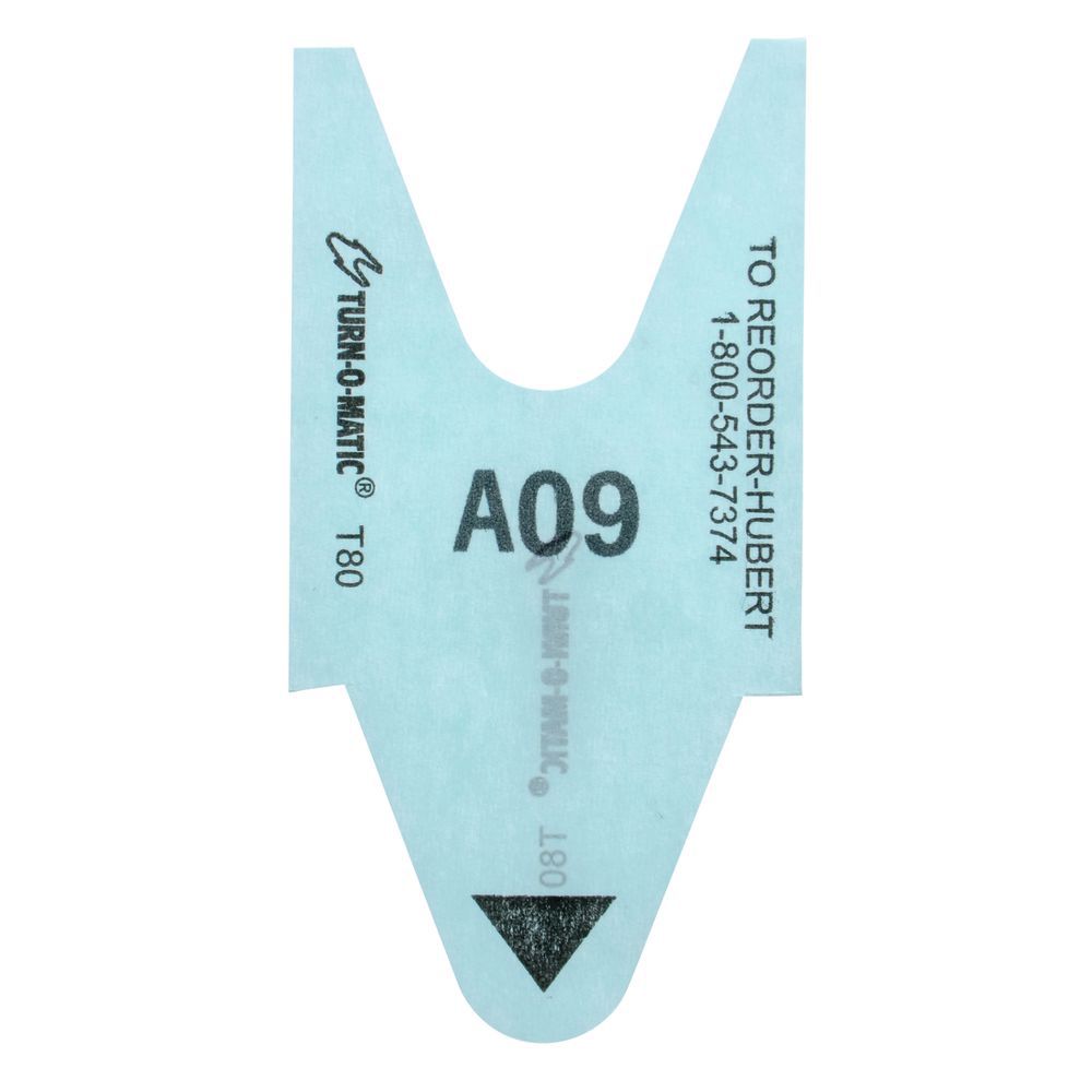 Hubert 96272 - Take-A-Number 2-Digit Blue T80 Paper Tickets, 1 1/2"W - Case of 6