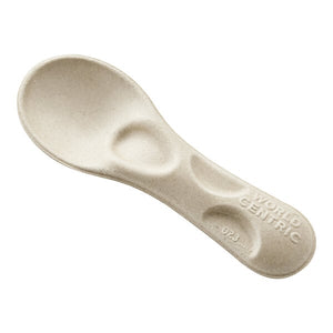World Centric SP-FB-3-LF - 3 in Spoon, Unbleached Plant Fiber