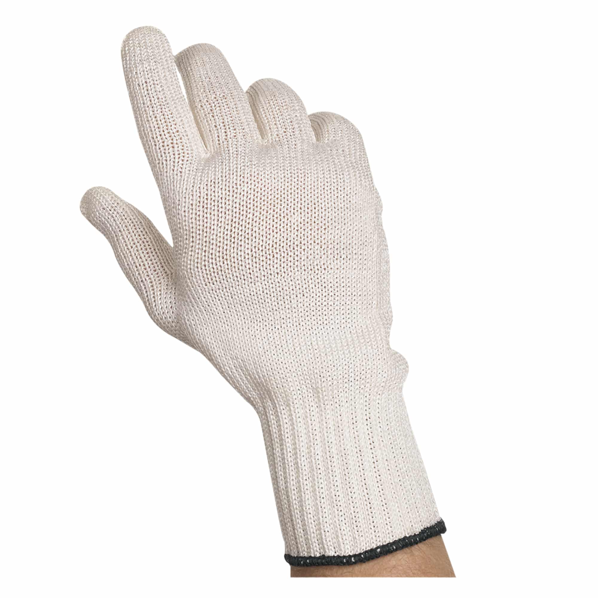 Handgards large cut-resistant reusable glove made with Spectra and polyester fibers