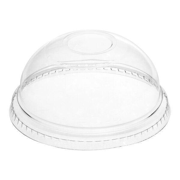 Dart DLR662 - Conex Clear Dome Lid with 1" Hole - Case of 1000