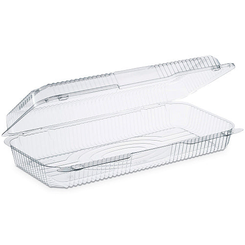 Dart C90UT1 - 13in StayLock Clear Hinged Strudel Container, OPS Plastic - Case of 200