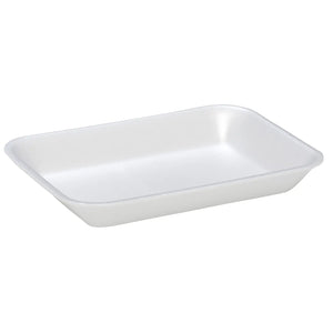 CKF 88167 #3PP heavy-duty white foam meat tray manufacturer product photo