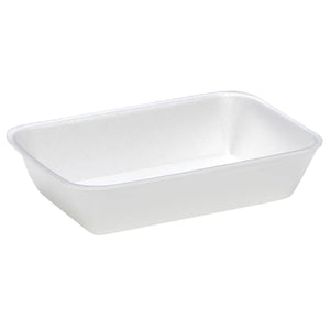 CKF 88146 #42P white foam meat tray manufacturer product photo