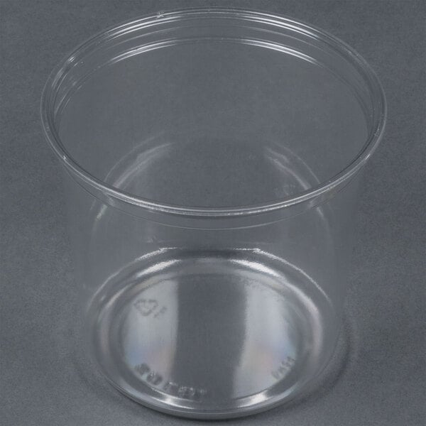 Dart DM24R-0090 - 24oz RPET Plastic Deli Container, Clear - Case of 500