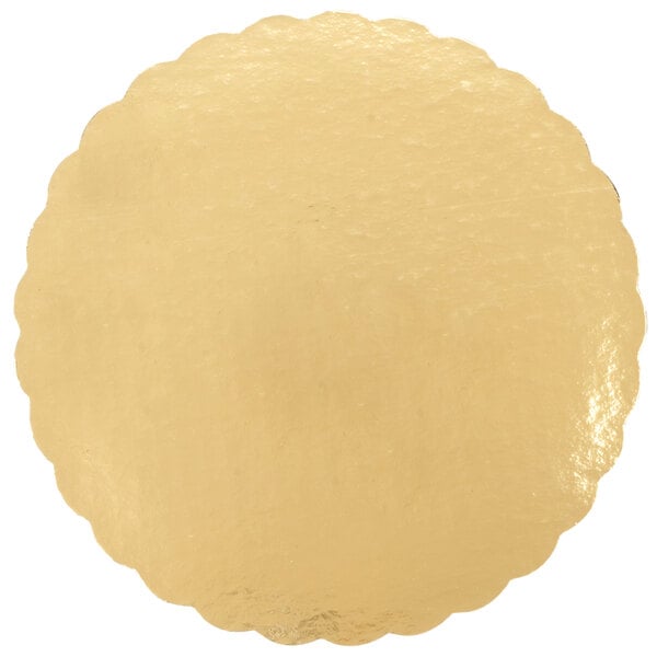 Southern Champion 14" gold laminated corrugated cake circle