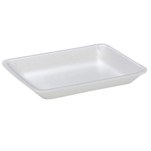 CKF 88150 #4P white foam meat tray manufacturer product photo