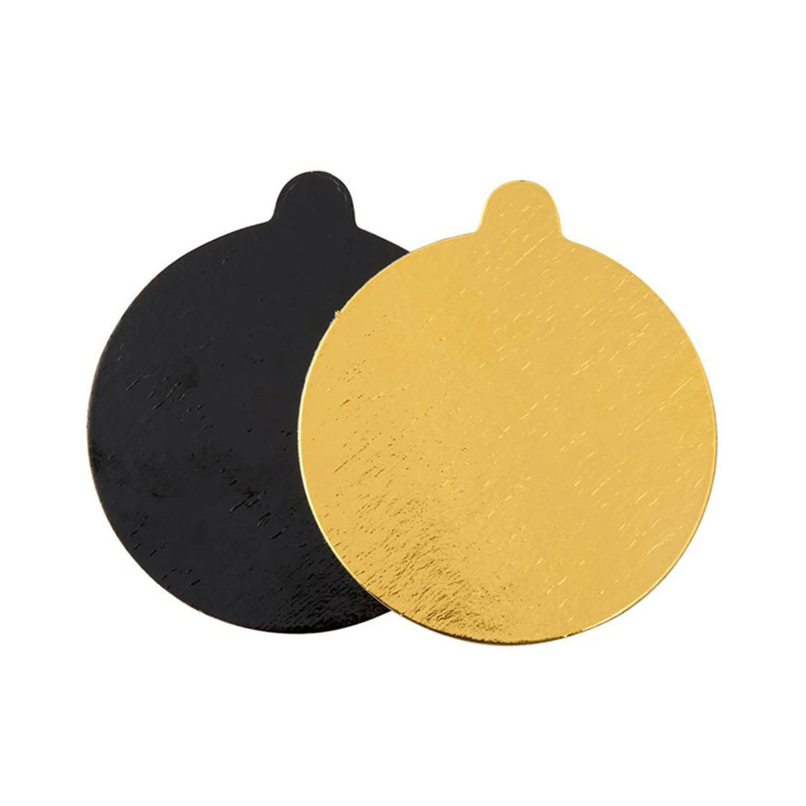 4 in. Cake Board Gold/Black