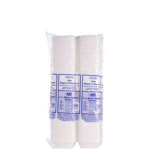 50HT1 white XPS foam sandwich container sleeve packaging