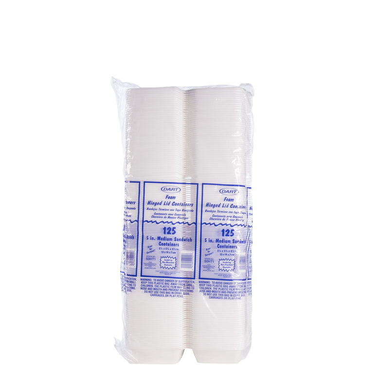 50HT1 white XPS foam sandwich container sleeve packaging