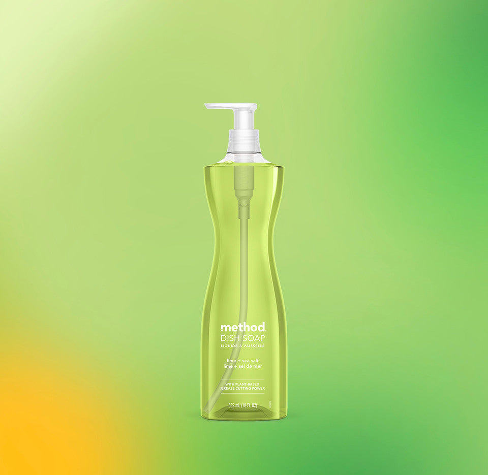 Method Lime + Sea Salt Dish Soap - Case of 6