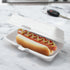 Dart 72HT1 - 7 x 3 in EPS Foam Hot Dog Container, White - Case of 500