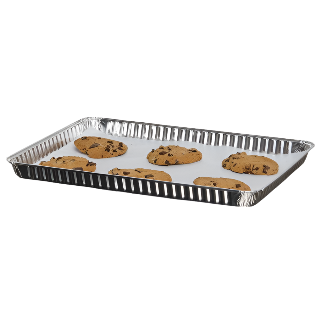 Durable Packaging - 1/2-Size Sheet Foil Cake Pan - Case of 100