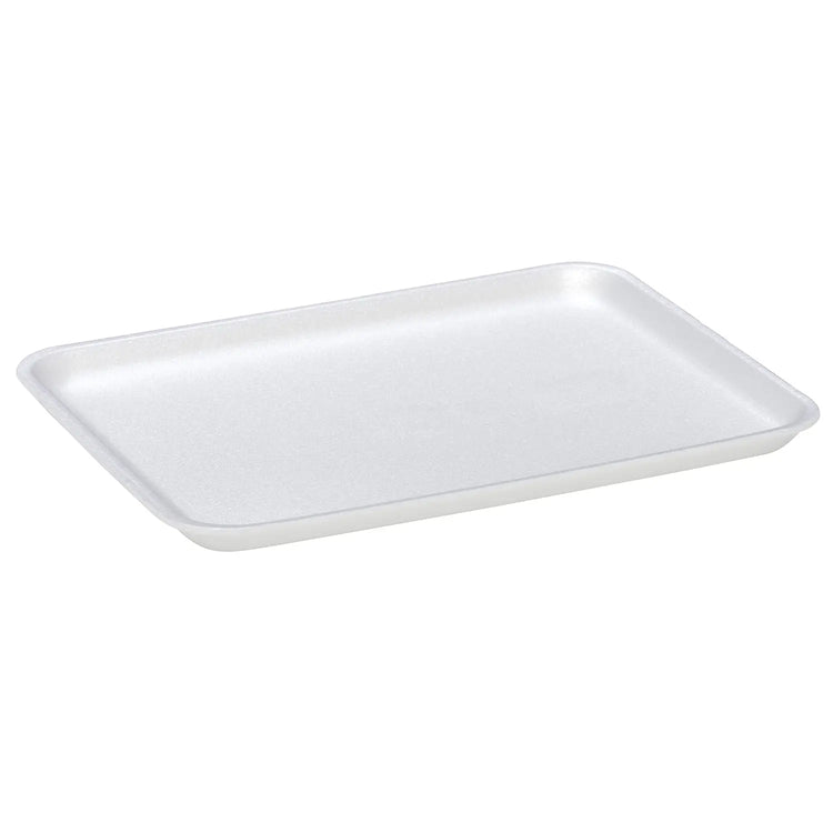 CKF 88136 #8S white foam meat tray manufacturer product photo