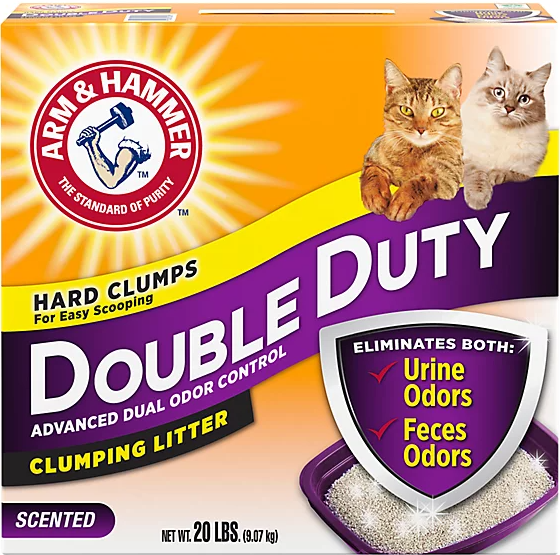 Arm & Hammer - Double Duty Clumping Litter, 20lb Box - Case of 2