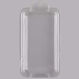 Plastic Hinged Herb Container Blank Background 