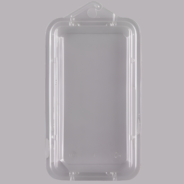 Plastic Hinged Herb Container Blank Background 
