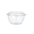 Dart CTR16BD - 16oz PET Tamper-Evident/Resistant Bowl w/ Dome Lid, Clear - Case of 240