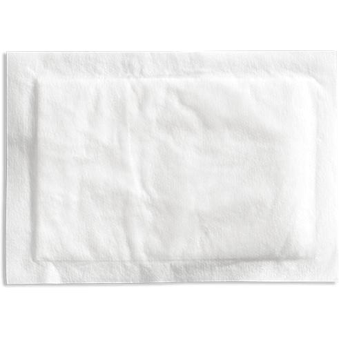Novipax Dri-Loc AC50 4 x 6.5 inch white absorbent meat, fish and poultry pad