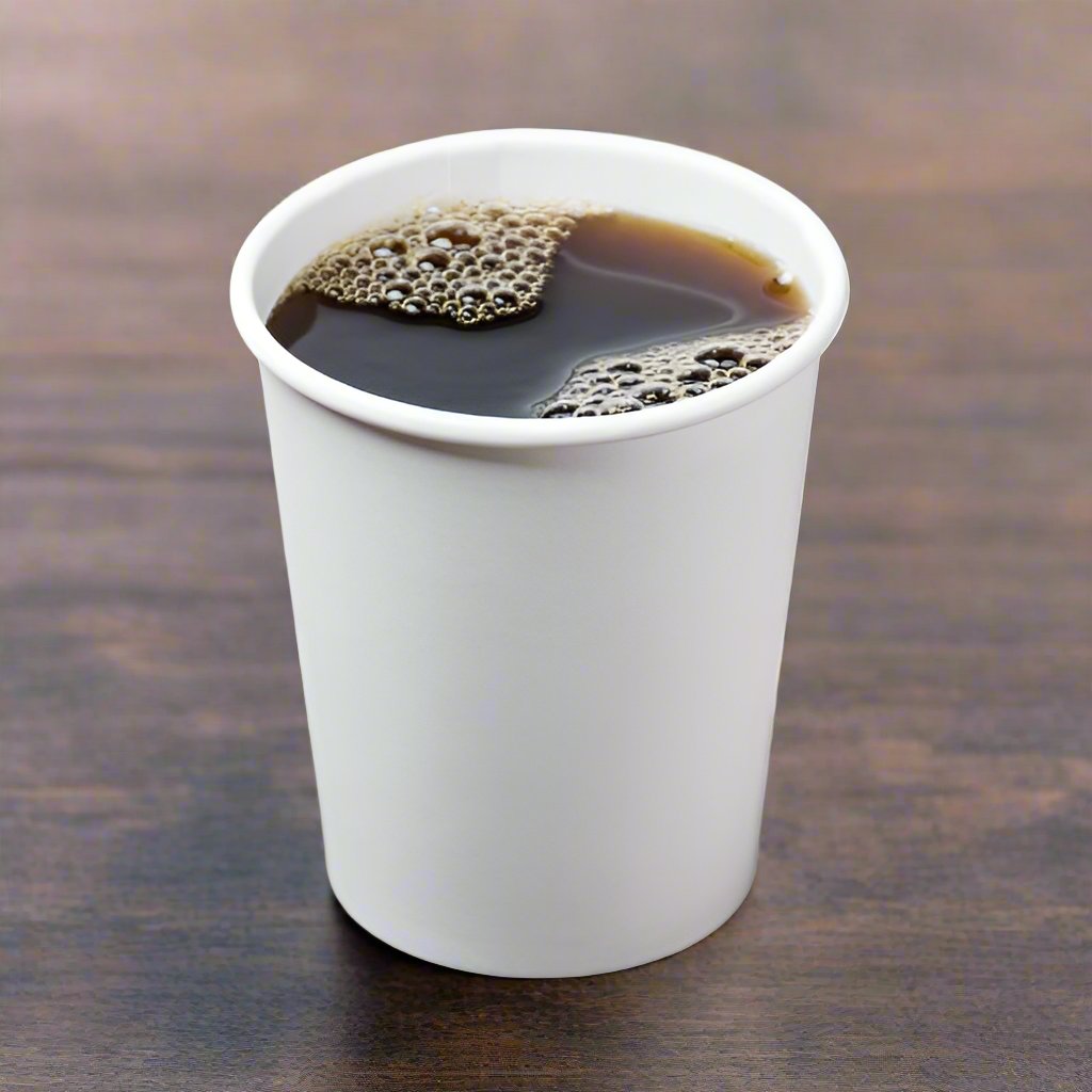 Paper Hot Cup, 8oz, White - Case of 1000