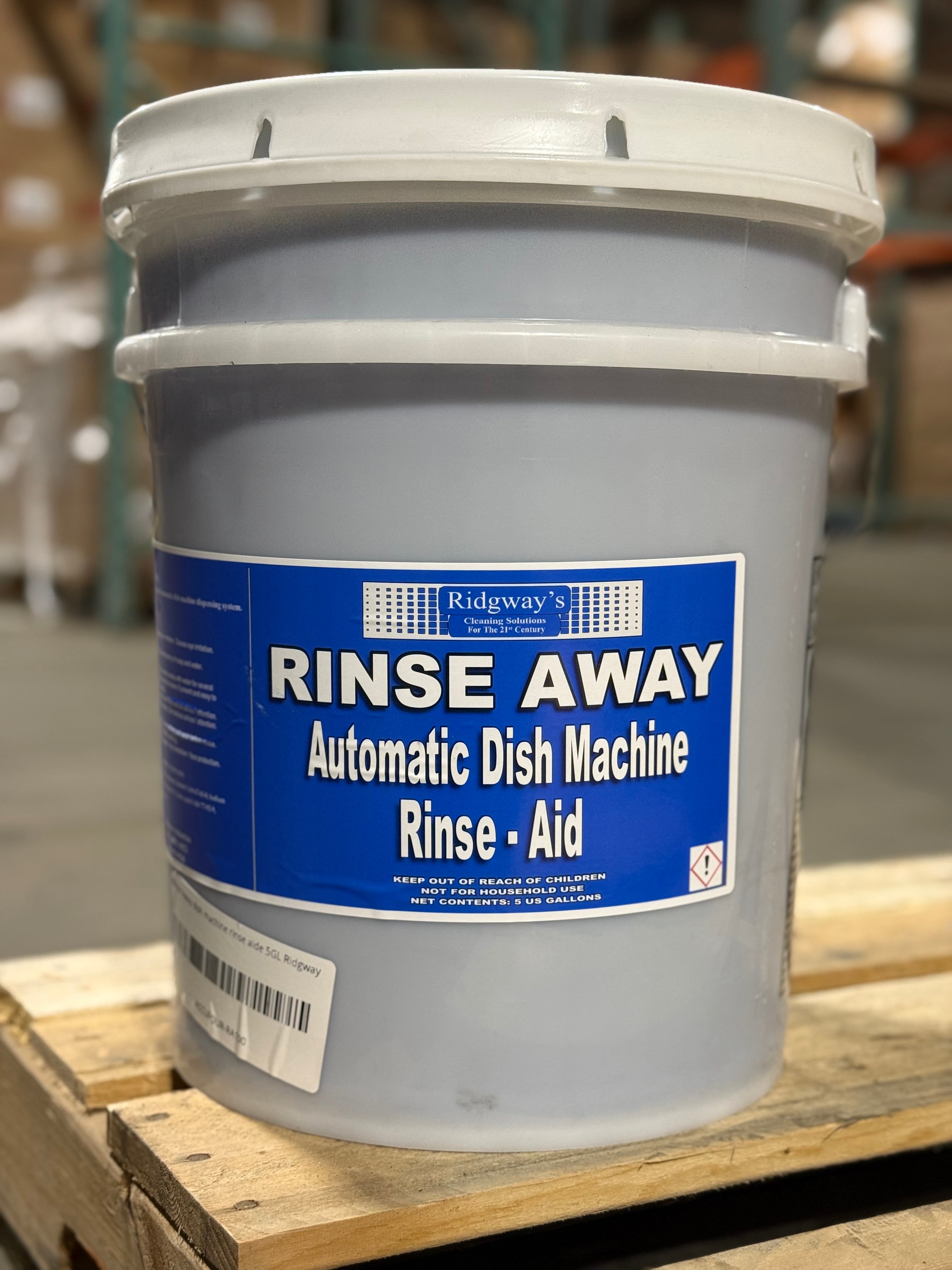 Machine Rinse Rinse Away Automatic Machine Dish Washing Rinse Aid, 5 Gallon