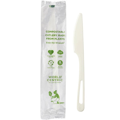 World Centric KN-PS-I 6.7 inch TPLA knife individually wrapped