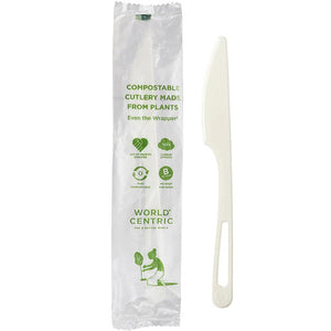 World Centric KN-PS-I 6.7 inch TPLA knife individually wrapped