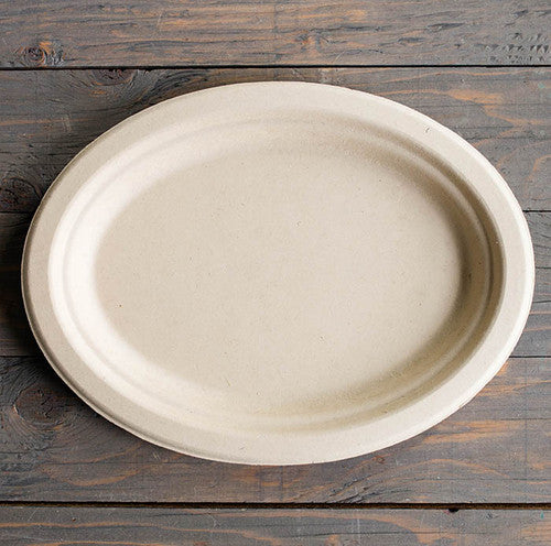 World Centric PL-SC-U10O-LFS 10 inch oval fiber plate