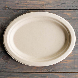 World Centric PL-SC-U10O-LFS 10 inch oval fiber plate