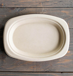 World Centric PL-SC-U9O-LFS 9 inch oval fiber plate