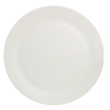 World Centric PL-TP-10WH ZeroWare 10 inch reusable plate