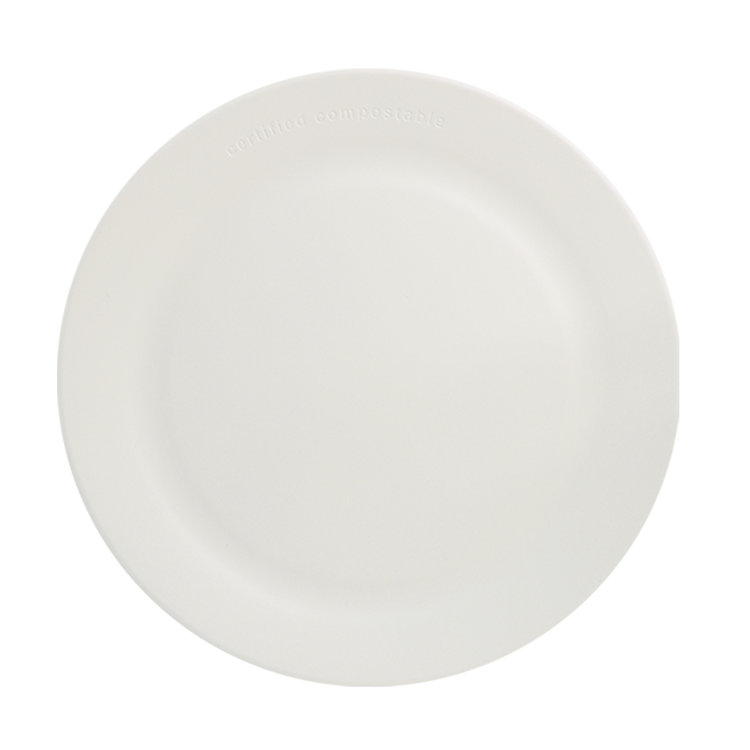 World Centric PL-TP-9WH ZeroWare 9 inch reusable plate