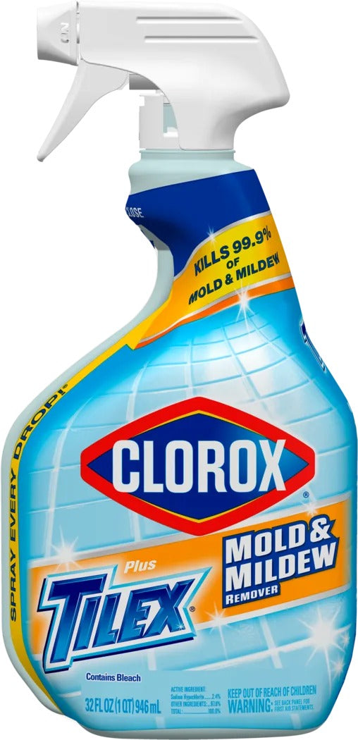 Clorox - Spray Shower Daily Cleaner & Tilex Mold + Mildew Removal Spray Fresh Scent 30oz - Case of 9