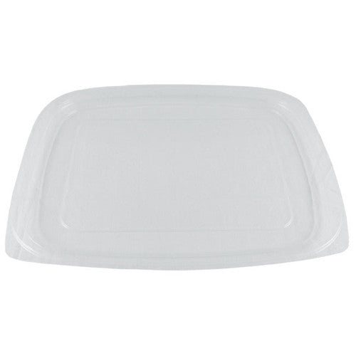 World Centric RDL-CS-24 - Lid for 24-32 oz Rectangular Deli Containers, Clear PLA