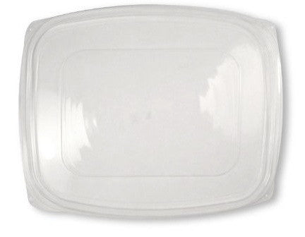 World Centric RDL-CS-48 - Lid for 48-64 oz Rectangular Deli Containers, Clear PLA
