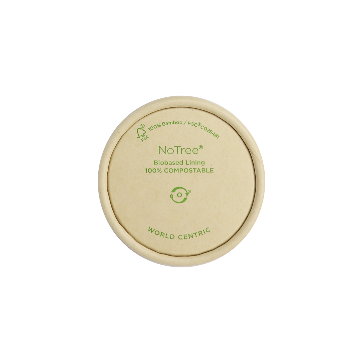 World Centric SFL-NT-2 - Lid for 2 oz NoTree Portion Cup